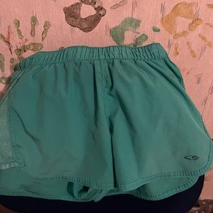 teal walmart shorts
